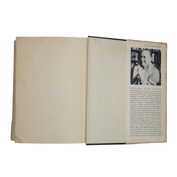 1952 "ABRAHAM LINCOLN: A BIOGRAPHY" by Benjamin P. Thomas Vintage Hardcover Book - Picture 14 of 15